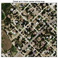 Aerial Photography Map of Hubbard, TX Texas
