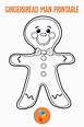 4 Best Gingerbread Man Printable PDF for Free at Printablee