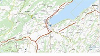 Yverdon les Bains Map - Switzerland
