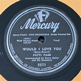 Patti Page - Would I Love You / Sentimental Music (1951, Vinyl) | Discogs