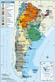 Selección de Mapas de Argentina: Político, físico, y temático • El Sur ...