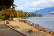 Part of the seawall in Stanley Park, Vancouver, B.C. | Country roads ...