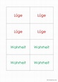 Wahrheit oder Lüge Spiel: Deutsch DAF Arbeitsblätter pdf & doc