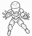 Dibujos de Iron Man Pequeño para Colorear para Colorear, Pintar e ...