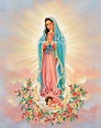 Our Lady Guadalupe Wall Mural by Dona Gelsinger - Murals Your Way ...