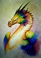 Feather Dragon by MartyDeath on @DeviantArt | Feathered dragon, Fantasy ...