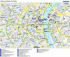 Gratis Köln Stadtplan mit Sehenswürdigkeiten zum Download