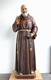 Wooden statue of St.Padre Pio of Pietrelcina - Ferdinand Stuflesser 1875