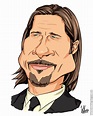 Brad Pitt (Cartoon Caricature)