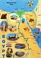 Large tourist map of Egypt | Egypt | Africa | Mapsland | Maps of the World