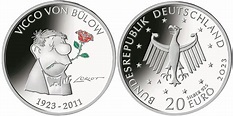 20 Euro Münze 100. Geburtstag von Vicco von Bülow (Loriot) - Muenzen.eu