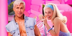 Margot Robbie et Ryan Gosling font du skate à la plage dans Barbie Set ...