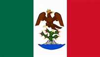 First Mexican Empire - Mexico Flag - Nylon Dyed - 3x5 ft. - Made in USA