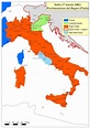 150 anni dell'Unità d'Italia - La geografia dell'Italia - 17 marzo 1861 ...