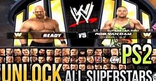 WWE SMACKDOWN VS RAW 2011 PS2 - HOW TO UNLOCK ALL CHARACTERS/SUPERSTARS ...