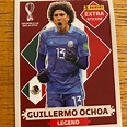 Figurinha Copa Qatar 2022 - Legend - Extra Sticker - Bordô - Guillermo ...