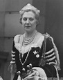 Roberte Ponsonby, Countess of Bessborough wears a tiara and coronation ...