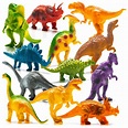 Prextex Realistic Looking 7" Dinosaurs Pack of 12 Toys for Boys and ...