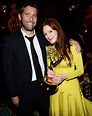 Julianne Moore cuddled up to her award — and her husband, Bart | See ...