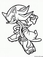 Dibujo para colorear - La danza de Sonic