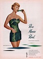 Rose Marie Reid 1951 Vintage Swimwear 1950s, Vintage Beachwear, Vintage ...
