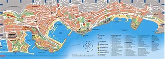 Mapas Imprimidos de Mónaco con Posibilidad de Descargar