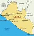 Republic of Liberia - mapa ilustração do vetor. Ilustração de mapa ...
