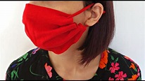 DIY NO SEW Face mask from T-shirt sleeve | 5 minutes | Maison Zizou ...