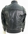 HEIN GERICKE Leather Jacket SIZE 40 Vintage Black Heavy Motorcycle ...