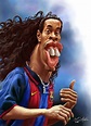 Ronaldinho | Caricatures | Caricature, Caricatures de célébrités et ...