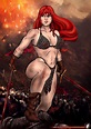 Red Sonja - Bikini Armour by ThaliaDraws : r/RedSonja