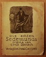 Die echten Sedemunds Drama von Ernst Barlach de Barlach, Ernst ...