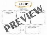 REBT ABC Model Worksheet for Teens & Adults - Etsy