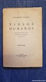 diego, gerardo: versos humanos - primera edició - Comprar Libros ...