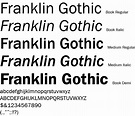 Franklin Gothic - Alchetron, The Free Social Encyclopedia