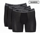 Calvin Klein Men's Bamboo Comfort Boxer Brief 3-Pack - Black | Catch.co.nz