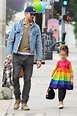 Ryan Gosling’s Daughter, Esmeralda, 4, Wears Rainbow Dress As She Bonds ...