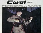 Al Nichol of The Turtles endorsing the Coral Electric Sitar | Electric sitar, Character, Coral