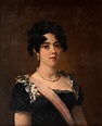 Nicolas Antoine Taunay - Retrato da Infanta D. Maria Teresa de Bragança ...