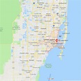 Donde se encuentra Miami, Mapa, Turismo, Ciudad
