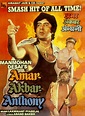 Amar Akbar Anthony (1977) Bollywood Posters, Vintage Bollywood ...