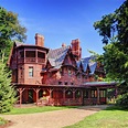The Mark Twain House and Museum in Hartford, Connecticut, where he ...