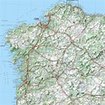 Mapa de carreteras de Galicia - Tamaño completo | Gifex