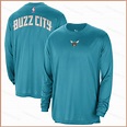 最新 2023-2024 NBA 夏洛特黃蜂隊球衣 Pregame 熱身射擊長袖黑色球迷運動上衣城市版 | 蝦皮購物