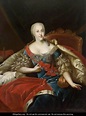 Portrait of Johanna Elisabeth, Princess of Anhalt-Zerbst - Antoine ...