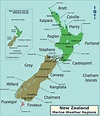 Mapa de Nueva Zelanda - datos interesantes e información sobre el país