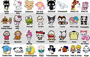 Personajes de Hello Kitty nombres - Imagui