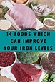 14 Foods which can Improve your IRON Levels | Foods high in iron ...
