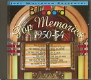 Various CD: Billboard Pop Memories - 1950-1954 (CD) - Bear Family Records