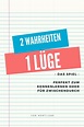 SPIEL: Zwei Wahrheiten und eine Lüge (Kennenlernen/Schulstart, Sprechen ...